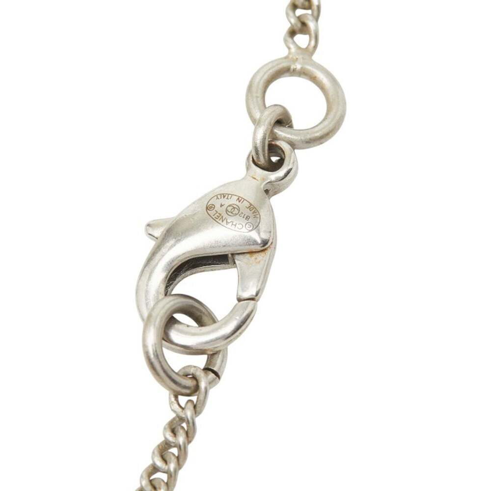 CHANEL Authentic Black Logo Necklace - Picture 5 of 6